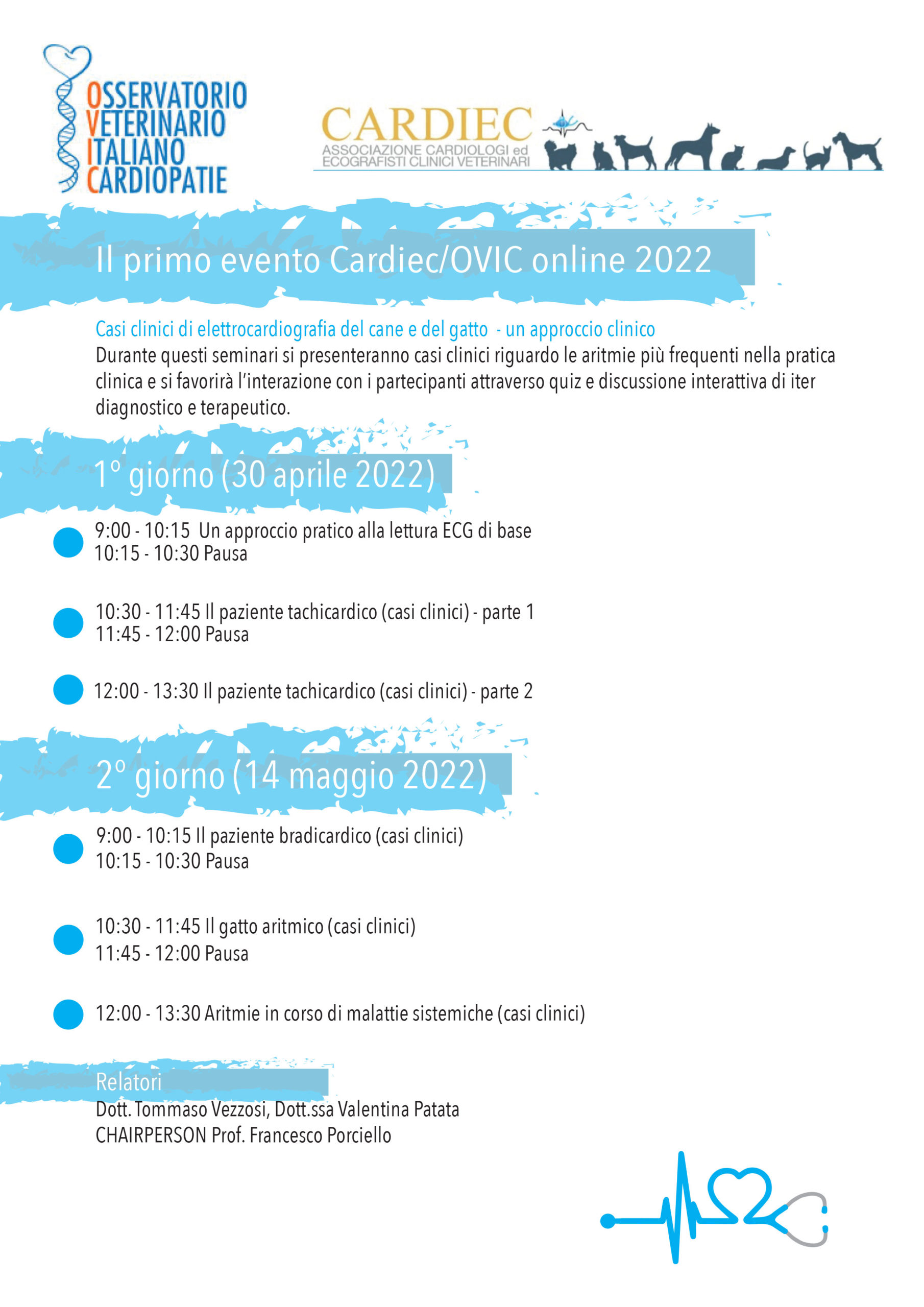 Il primo evento Cardiec/OVIC online 2022