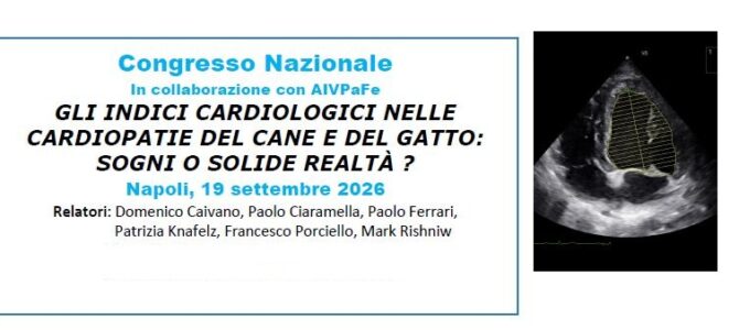 Congresso Nazionale “GLI INDICI CARDIOLOGICI NELLE CARDIOPATIE DEL CANE E DEL GATTO”