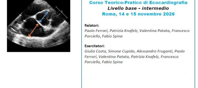 Corso Teorico-Pratico di Ecocardiografia